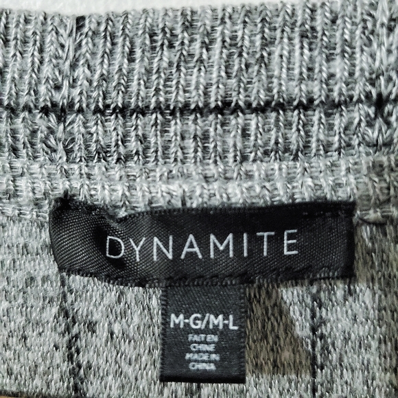 DYNAMITE Knit Top Batwing Stripes Size M - Picture 3 of 8